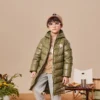 Long Down Jacket Asia Sizing “Olive Green”