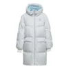 Long Down Jacket Asia Sizing “White”