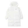 Long Down Jacket Asia Sizing “White”