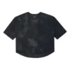 Loose Mesh Breathable Short Sleeve Black