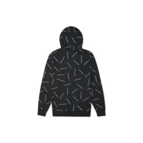 Love Pattern Full Print Sports Couple Style Black