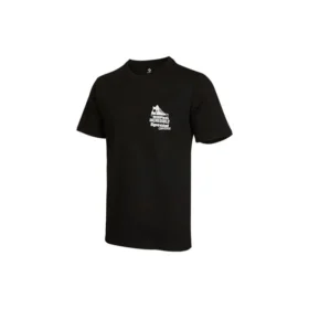 Men”s Converse Back Printing Casual Round Neck Short Sleeve Black