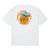 Men”s Converse Cartoon Pattern Printing Loose Round Neck Short Sleeve White