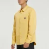 Men”s Converse Casual Woven Button Cardigan Retro Long Sleeves Jacket Gold