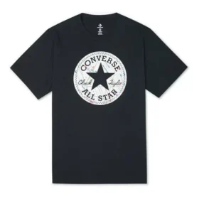 Men”s Converse Chuck Pattern Round Neck Casual Sports Breathable Short Sleeve Black Men”s Converse Chuck Pattern Round Neck Casual Sports Breathable Short Sleeve Black