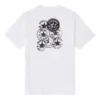 Men”s Converse Chuck Printing Knit Sports Round Neck Short Sleeve White