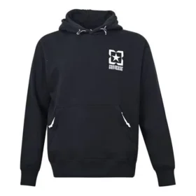 Men”s Converse Contrasting Colors Logo Fleece Sports Black