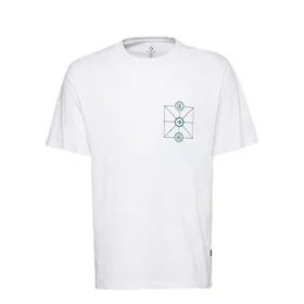 Men”s Converse Creative Sports Round Neck Short Sleeve White Men”s Converse Creative Sports Round Neck Short Sleeve White