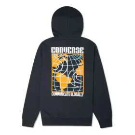 Men”s Converse Earth Pattern Printing Dark Black Men”s Converse Earth Pattern Printing Dark Black