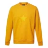 Men”s Converse Logo Printing Round Neck Pullover Yellow