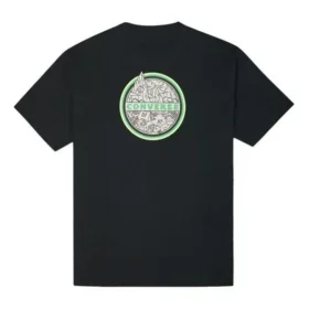 Men”s Converse Logo Printing Round Neck Short Sleeve Black