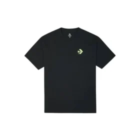 Men”s Converse Logo Printing Round Neck Short Sleeve Black