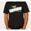 Men”s Converse Loose Alphabet Printing Short Sleeve Casual Black
