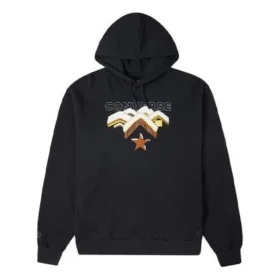 Men”s Converse Mountains Pattern Printing Fleece Lined Black