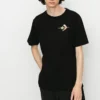 Men”s Converse Pattern Casual Sports Short Sleeve Black