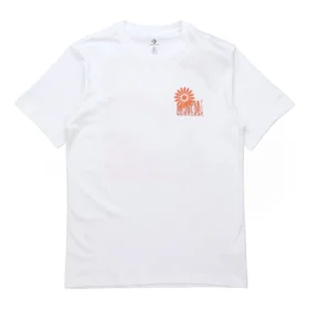 Men”s Converse Printing Short Sleeve White