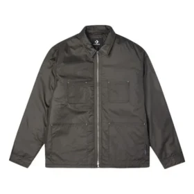 Men”s Converse Renew Cargo Jacket Gray Men”s Converse Renew Cargo Jacket Gray