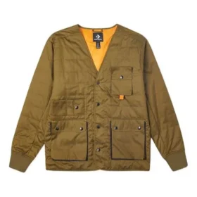 Men”s Converse Retro Multiple Pockets Casual Stay Warm Green Jacket Men”s Converse Retro Multiple Pockets Casual Stay Warm Green Jacket