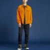 Men”s Converse Sports Cargo corduroy Shirt Jacket Yellow