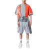 Men”s Converse x FCW Crossover Contrasting Colors Short Sleeve Red