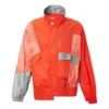 Men”s Converse x Feng Chen Wang Crossover Splicing Contrasting Colors Casual Sports Jacket Orange