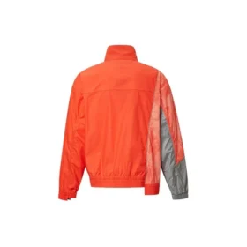 Men”s Converse x Feng Chen Wang Crossover Splicing Contrasting Colors Casual Sports Jacket Orange Men”s Converse x Feng Chen Wang Crossover Splicing Contrasting Colors Casual Sports Jacket Orange