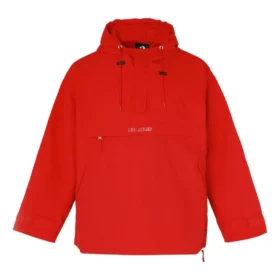 Men”s Converse x Kim Jones Crossover Casual Sports Half Zipper Hooded Jacket Red