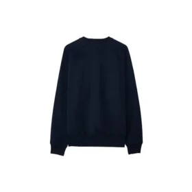 Men”s Converse x Kim Jones Crossover Solid Color Sports Knit Round Neck Pullover Navy Blue Men”s Converse x Kim Jones Crossover Solid Color Sports Knit Round Neck Pullover Navy Blue