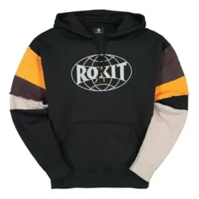 Men”s Converse x Rokit Pullover Crossover Splicing Black