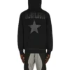 Men”s Converse x Slam Jam Crossover Back Logo Sports Hooded Jacket Black