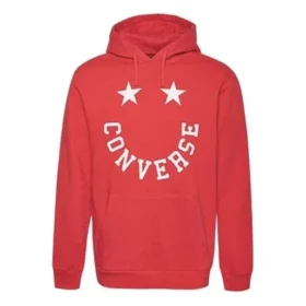 Men”s Graphic Pullover in University Red
