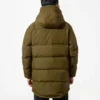 Mid-Length Down Fill Puffer Jacket Asia Sizing “Olive Green”