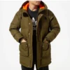 Mid-Length Down Fill Puffer Jacket Asia Sizing “Olive Green”