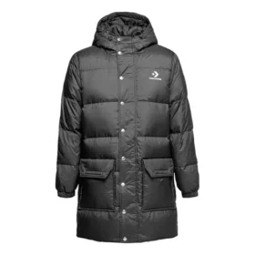 Mid-length Warm Hooded Down Jacket Asia Sizing “Black” Mid-length Warm Hooded Down Jacket Asia Sizing “Black”
