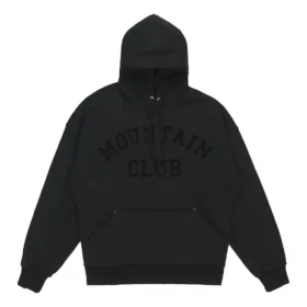 Mountain Club Hoodie Asia Sizing “Black”