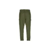 Multi-pockets Knitted Long Pants Men Dark Green