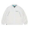 New Year Series Logo Printing Lapel Sports Jacket Creamy White