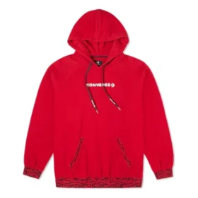 New Year Series Tiger Stripes Hoodie Red