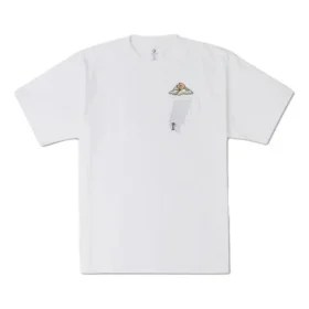 Novelty Cloud Pocket Tee Asia Sizing “White”