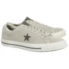 One Star Mens Beige Tropical OX Trainers