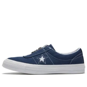 One Star Navy Blue Zipper