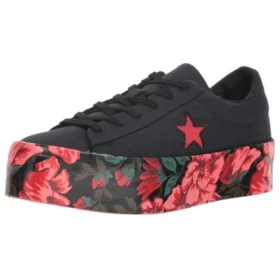 One Star Ox Shoes Black/Red