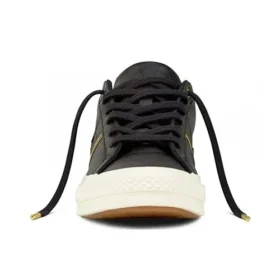 One Star OX Shoes “Black/White” Leather