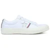 One Star Piping Low Top In White/Enamel Red/Egret