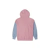 Oversized Color-Blocked Pullover Hoodie Asia Sizing “Pink Aura Multi”