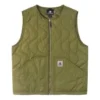 Padded Vest Asia Sizing “Olive Green”