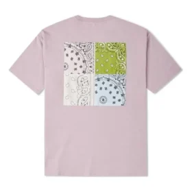Paisley Pattern T-Shirt Asia Sizing “Pink”
