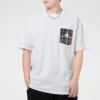 Pocket Casual Short-Sleeve Tee Mens White