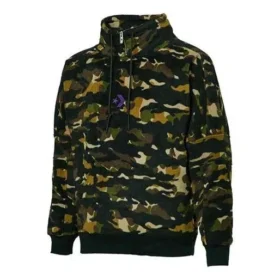 Polar Fleece Archive Camo Funnel Top Sweatshirt Asia Sizing “Camo Green”