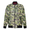 Printed Utility Bomber Asia Sizing “Green Yellow”